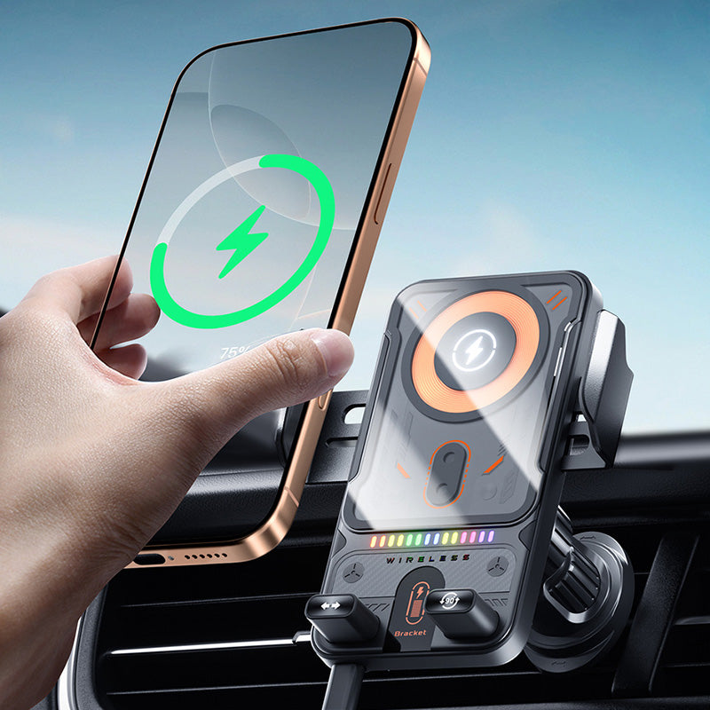 ⚡Új autós telefontartó - vezeték nélküli töltési funkcióval