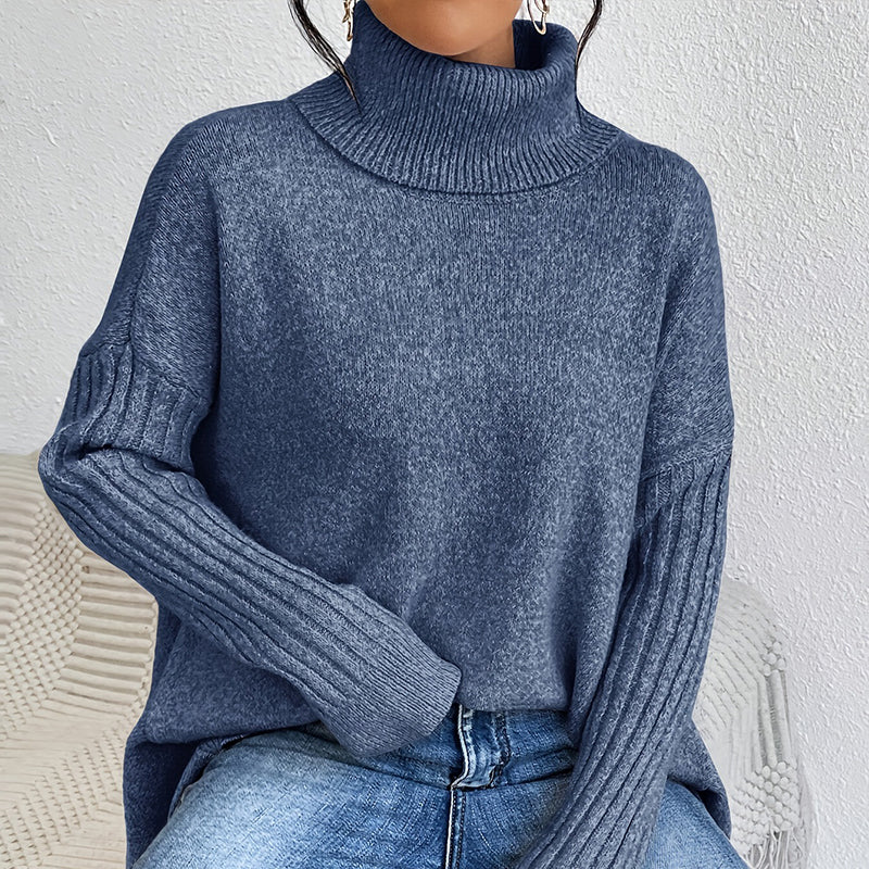 【S-2XL】❄️Aszimmetrikus, túlméretezett nyakú pulóver