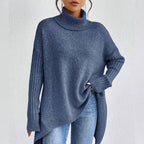 【S-2XL】❄️Aszimmetrikus, túlméretezett nyakú pulóver