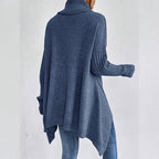 【S-2XL】❄️Aszimmetrikus, túlméretezett nyakú pulóver