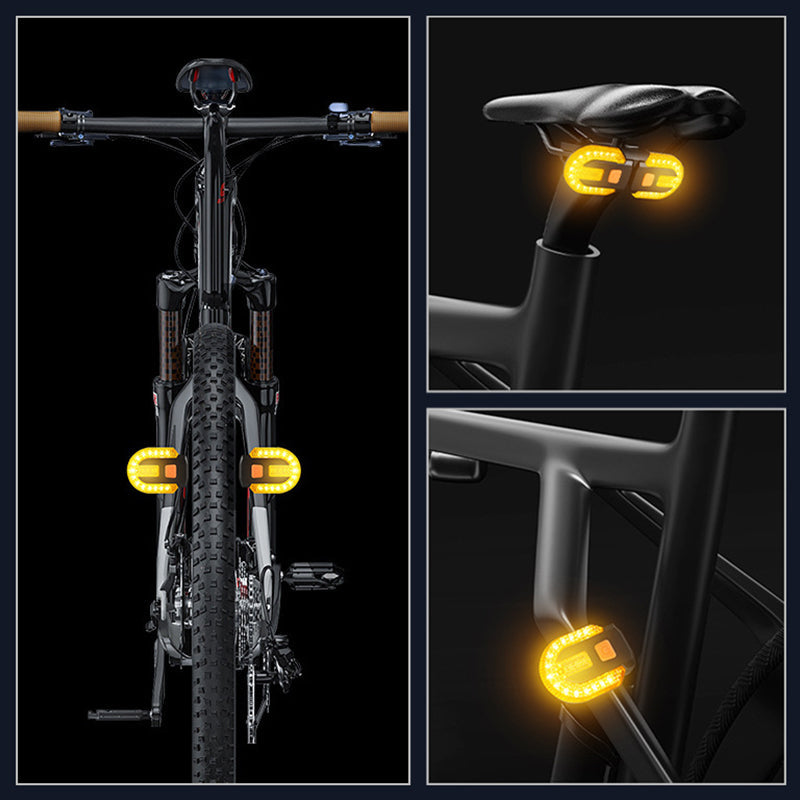 🚴💡 Kerékpár vezeték nélküli távirányítóval ellátott hátsó lámpa