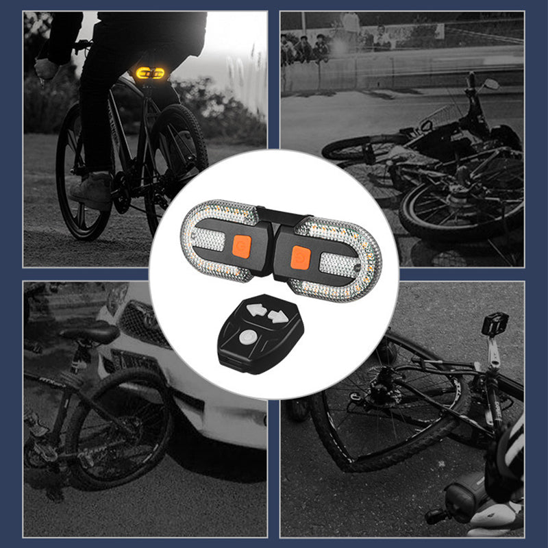 🚴💡 Kerékpár vezeték nélküli távirányítóval ellátott hátsó lámpa