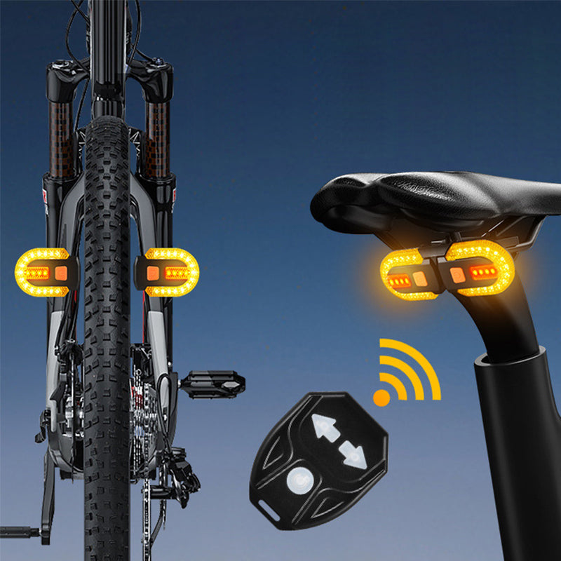 🚴💡 Kerékpár vezeték nélküli távirányítóval ellátott hátsó lámpa