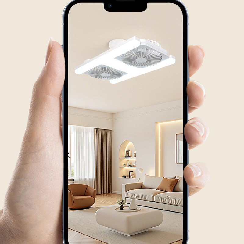 📢📢 ⏰Modern 2 az 1-ben LED mennyezeti ventilátor lámpával