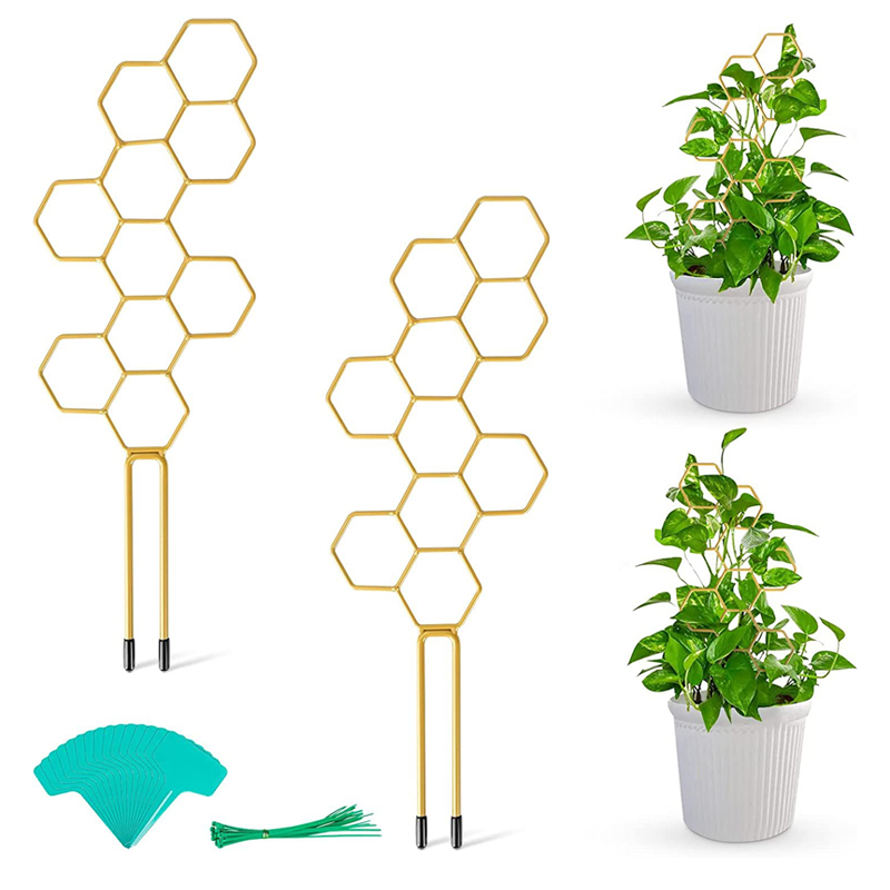 🌿 IDŐKORLÁTOS 50%-KEDVEZMÉNY! ✨ Méhsejtes növénytartó rács – rozsdamentes, egymásra rakható, egyszerűen felszerelhető