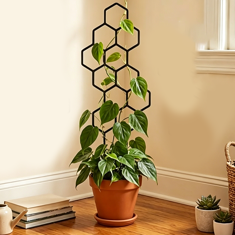🌿 IDŐKORLÁTOS 50%-KEDVEZMÉNY! ✨ Méhsejtes növénytartó rács – rozsdamentes, egymásra rakható, egyszerűen felszerelhető