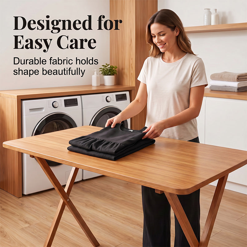 Női kétrészes nyári szett – Ujjatlan fodros felső és széles szárú nadrág | 6 szín | S–2XL