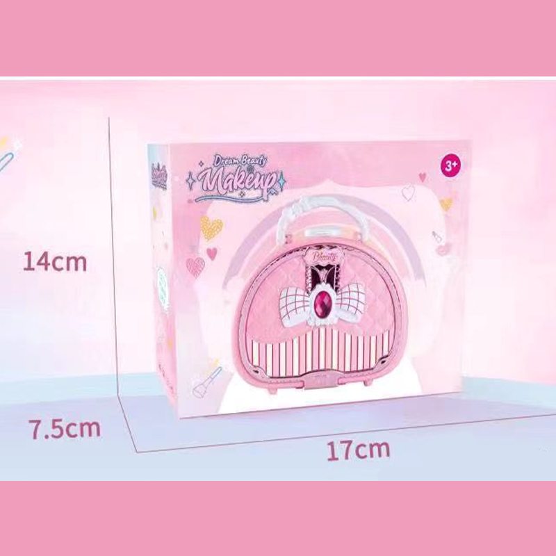 🎉 2026-os akció — Több mint 26 000 eladott darab!💖 Mosható sminkkészlet gyerekeknek hordozható rózsaszín kézitáskával 👛