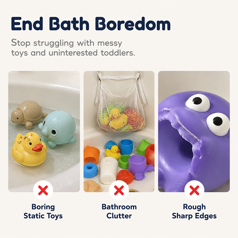 ✨Interaktív fürdőjáték kisgyerekeknek 🛁 Vízfröccs, játék, tanulás