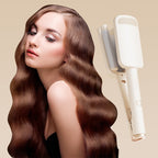 💇 IDŐKORLÁTOS 50%-OS KEDVEZMÉNY! ✨ 32 mm-es hullámcsavaró – negatív ionok, állítható hőmérséklet 🔥