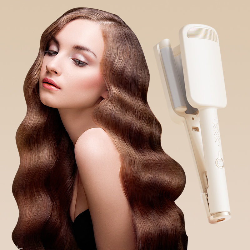 💇 IDŐKORLÁTOS 50%-OS KEDVEZMÉNY! ✨ 32 mm-es hullámcsavaró – negatív ionok, állítható hőmérséklet 🔥