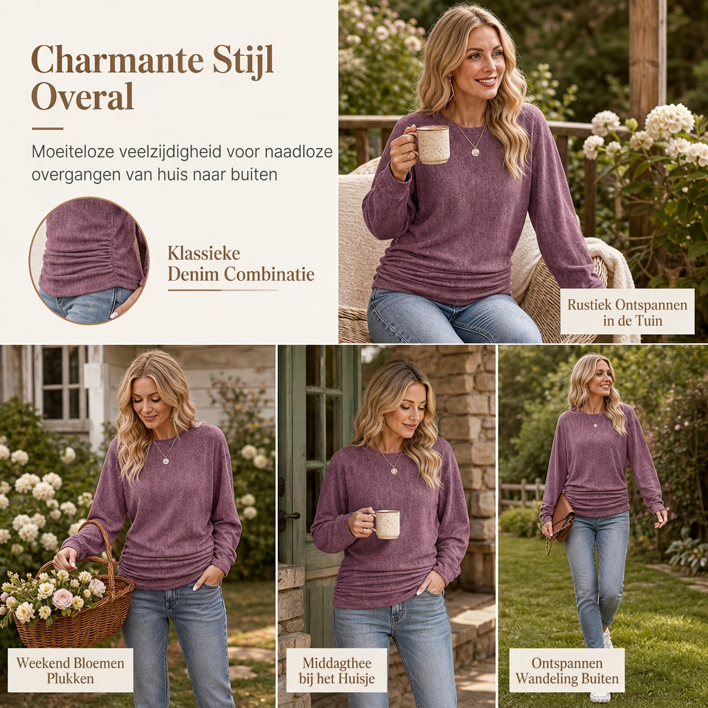【S-2XL】💖Elegáns bordás kötött pulóver