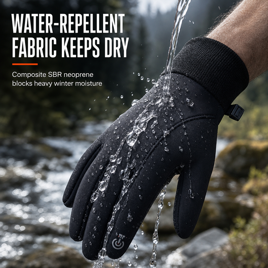 🧤 IDŐKORLÁTOS 50%-OS KEDVEZMÉNY! ❄️ Kiváló minőségű hőszigetelő kesztyű – meleg, érintőképernyő-kompatibilis, csúszásgátló ✨