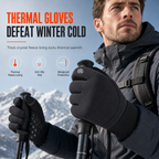 🧤 IDŐKORLÁTOS 50%-OS KEDVEZMÉNY! ❄️ Kiváló minőségű hőszigetelő kesztyű – meleg, érintőképernyő-kompatibilis, csúszásgátló ✨